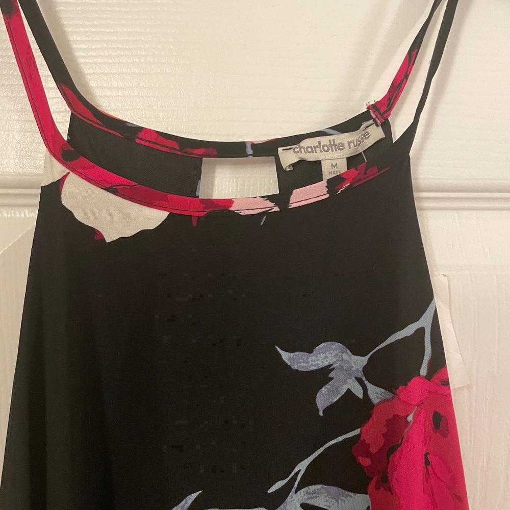 NEW Floral high low swing dress. Size Medium. - Picture 5 of 9